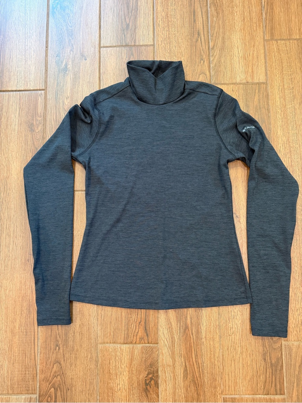 Columbia Women’s Gray Solid Turtleneck Stretch Knit Size M